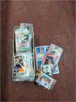 Tin full of sports cards