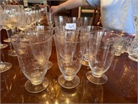 WHEEL-CUT CRYSTAL TUMBLERS