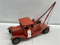Tri-ang Tow Truck Tin Toy. Length 440mm