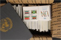 UN Covers 28 sets of Flags FDCs  (Unicef & Geneva