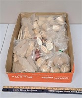 LOT OF WOOD CRAFT PIECES