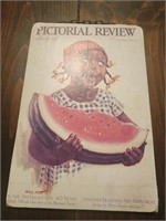 1924 Pictorial Review '' Girl Eating Watermelon''