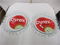 2 Pyrex Pie Pans
