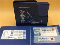 Dennis Conner Signed America’s Cup 1987 Stamps