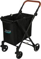 Foldable 70L Shopping Cart  Adjustable Slider