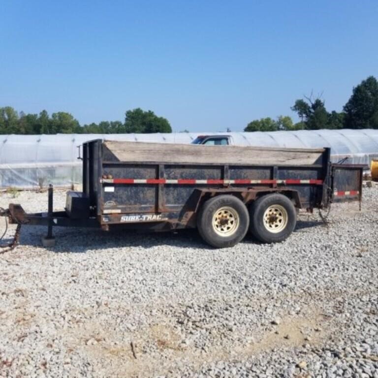 12 ft sure-trac dump trailer