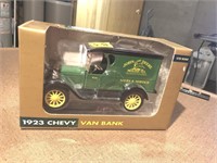 1923 Chevy van bank