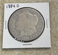 1884-O Morgan Silver Dollar