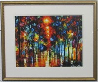 The Night Park Giclee By Leonid Afremov
