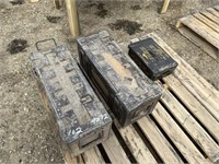 (3) AMMO BOXES