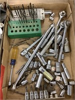 Sockets, drill bits