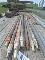 (27) Various Length Scaffold Pipe:2'6" to 13' Long