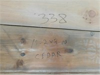 15 ~ 2X8X10  Cedar
