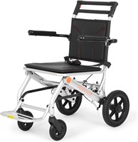 Ultralight Travel Wheelchair  11 Rear Wheels
