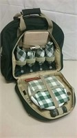 Wine & Cheese Travel Set With Insulted Bag