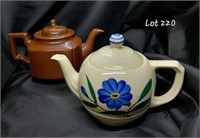 (2) Tea Pots