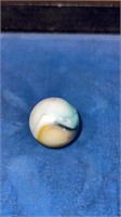 27/32” Vitro shooter  marble w/ horse hair ox