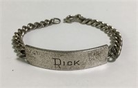 Sterling Silver Bracelet, Dick
