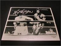 Carl Weathers Sylvester Stallone signed 8x10 COA