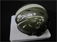 Bryce Young signed mini football helmet COA
