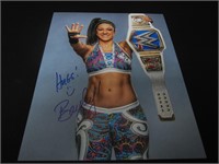 Bayley WWE signed 8x10 photo COA