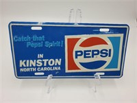 Kinston NC Pepsi license plate