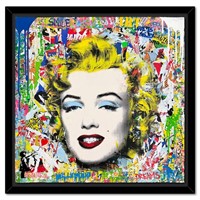 Mr. Brainwash, "Monroe POP-folio" Framed Mixed Med