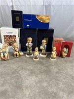 Hummel figurines and one ornament, with original