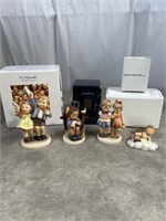 Hummel figurines, set of 4. With boxes