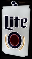 Miller Lite Beer Can LED Acrylic Light / Sign