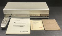 Phillips Digital Video Disc Player & VCR Recorder
