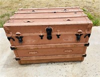 Antique Trunk w/ Tray