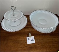 Large Fenton Glass Pieces