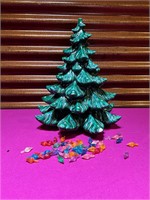 15.5” Ceramic Christmas Tree No Base AS IS