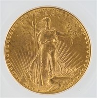1914 Double Eagle ICG MS63 $20 Saint G Philadlphia