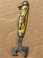 Vintage Davy Crocket h mini hatchet knife