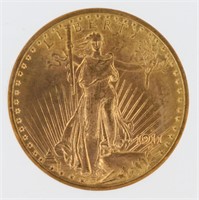 1911-D Double Eagle NGC MS65 $20 Saint Gaudens
