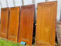 4 antique 1800s doors