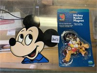 MICKEY RODEO MAGNET, AND WRISTLET