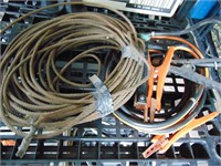 jumper cables and braided cable