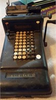 Burroughs antique adding machine still working