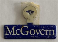 George McGovern lapel tab