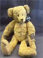 HANDMADE 21.5 INCH JOINTED TEDDY BEAR MADE BY