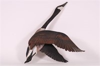 Folk Art Flying Canada Goose Wall Hanging by