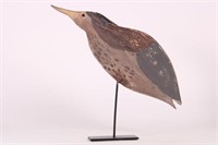 Vintage Shorebird Silhouette on Stand by Unknown