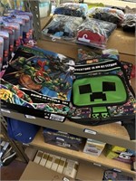 ninja turtles puzzle and minecraft small backpack