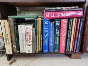 Shelf Lot of Antiques Books and More