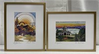 B. Lavee Signed Prints Mount Zion & The Beatitudes