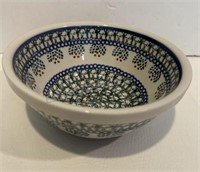 POLISH HANDMADE POTTERY BOWL Ceramika Artystyczna