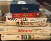 Lot of vintage board games